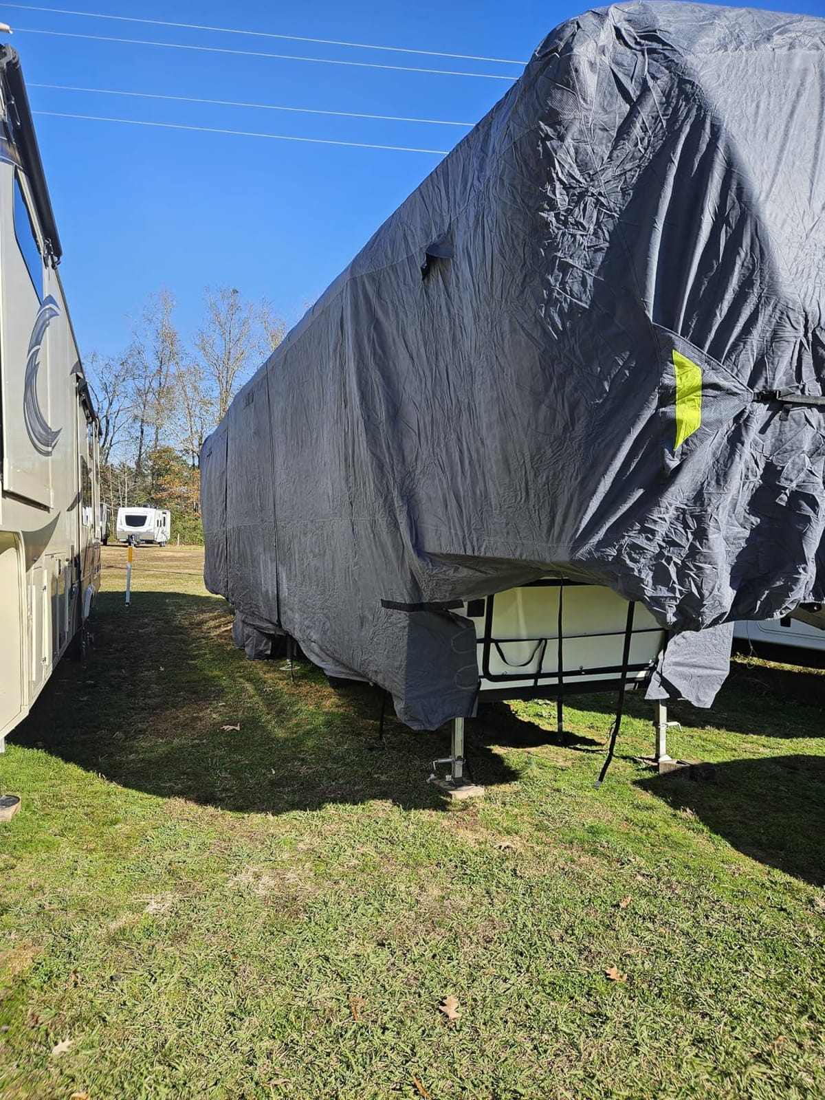 Fonzier RV Cover, Heavy Duty 9 Layers Travel Trailer Cover, 20-22FT customer photo 2