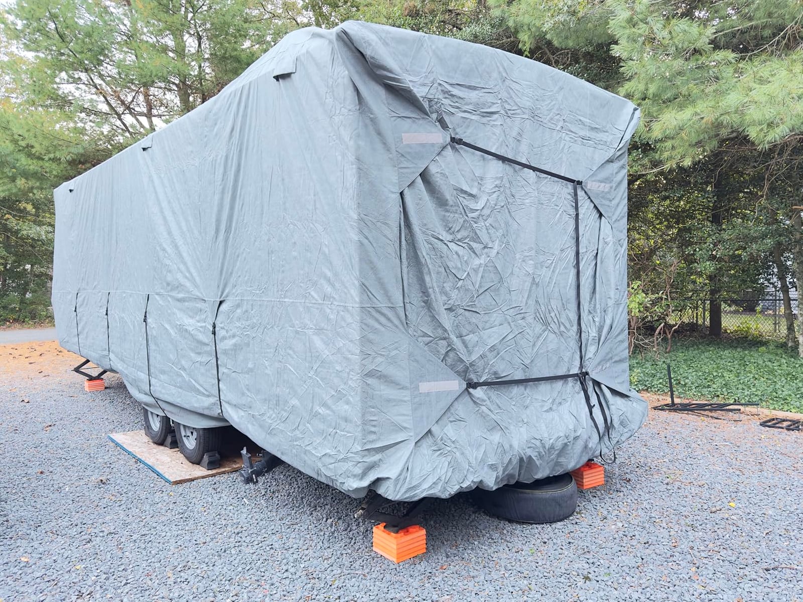 Mofeez Travel Trailer RV Cover 9 Layers for 24'-27' Camper Cover RV Covers customer photo 1