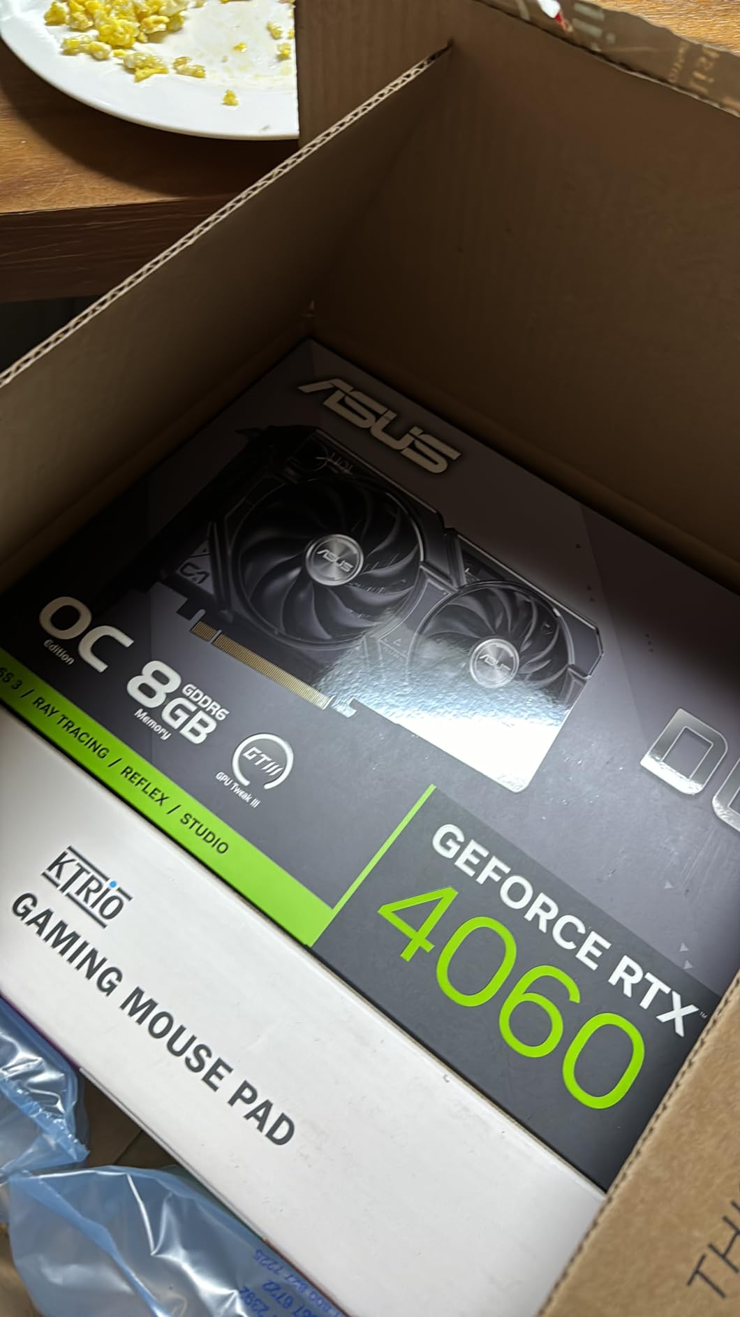 ASUS Dual GeForce RTX 4060 OC Edition 8GB GDDR6 (PCIe 4.0, 8GB GDDR6, DLSS 3, HDMI 2.1a, DisplayPort 1.4a, 2.5-Slot Design, Axial-tech Fan Design, 0dB Technology), 3 Year Warranty customer photo 1