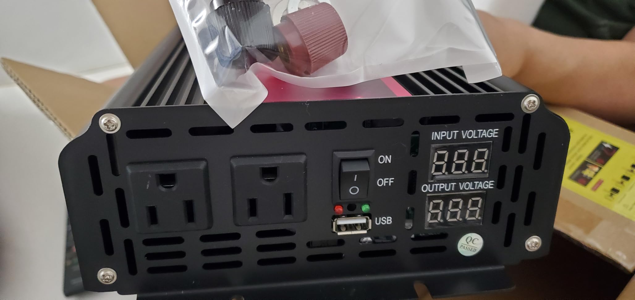 3000W Power Inverter 12V DC to 110V/120V AC, 6000W Peak Car Inverter for RV customer photo 1
