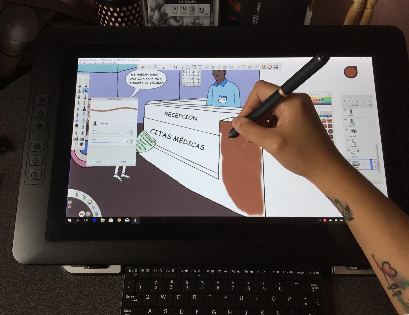 XPPen Artist Pro 16 Gen2 2.5K 16 inch QHD Drawing Tablet with Full Laminated Anti-Glare Screen customer photo 2