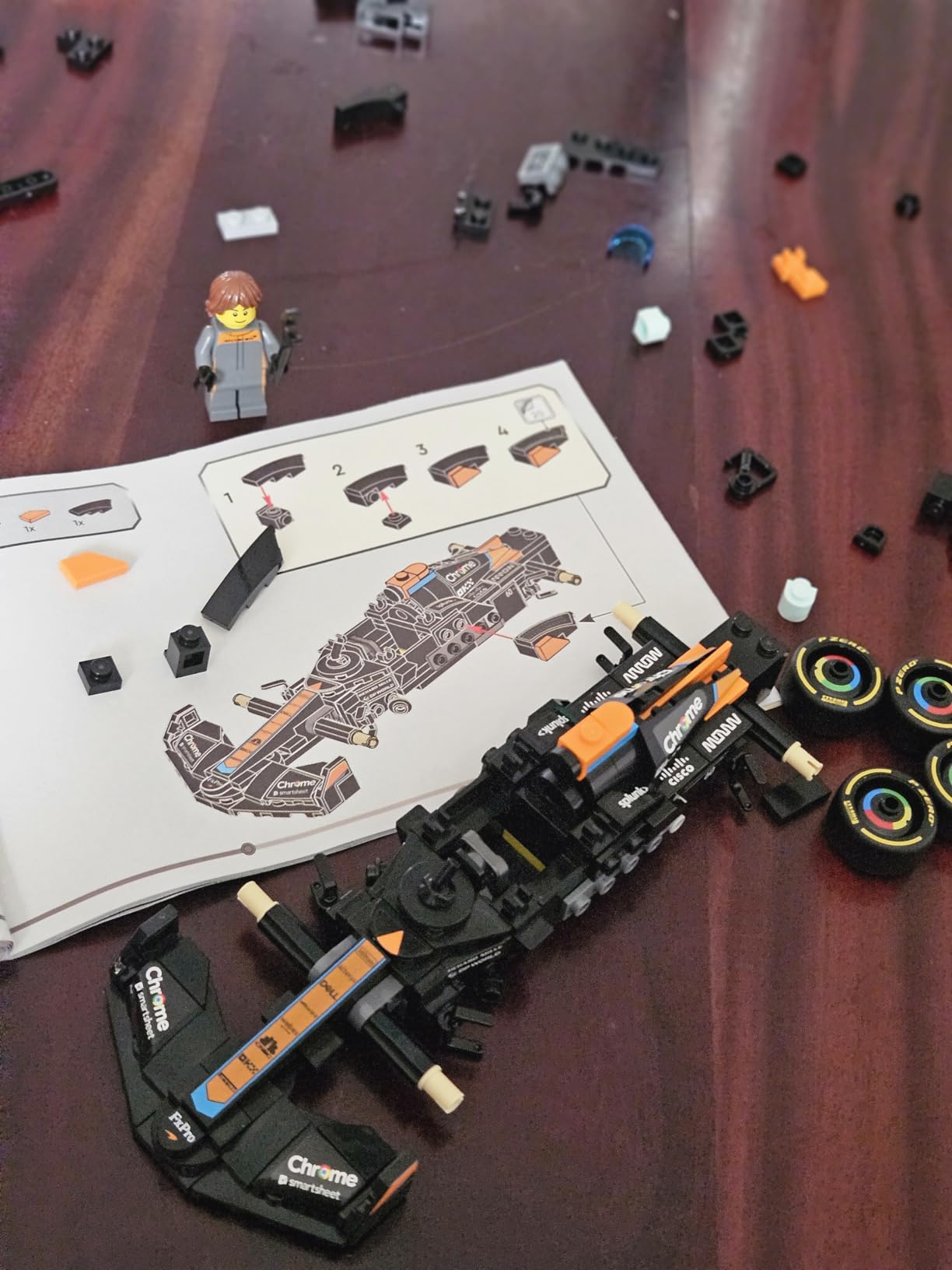 LEGO Speed Champions 2023 McLaren Formula 1 Race Car Toy for Play and Display, Buildable McLaren Toy Set for Kids, F1 Toy Gift Idea for Boys and Girls Ages 9 and Up who Enjoy Independent Play, 76919 customer photo 1
