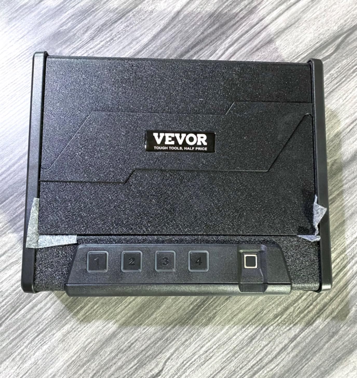 VEVOR Gun Safe for Pistols, Biometric Gun Safe with Three Quick Access Ways of Fingerprints, Passwords and Keys, Handgun Safe for 1 Pistol for Home, Bedside, Nightstand, Wall customer photo 2
