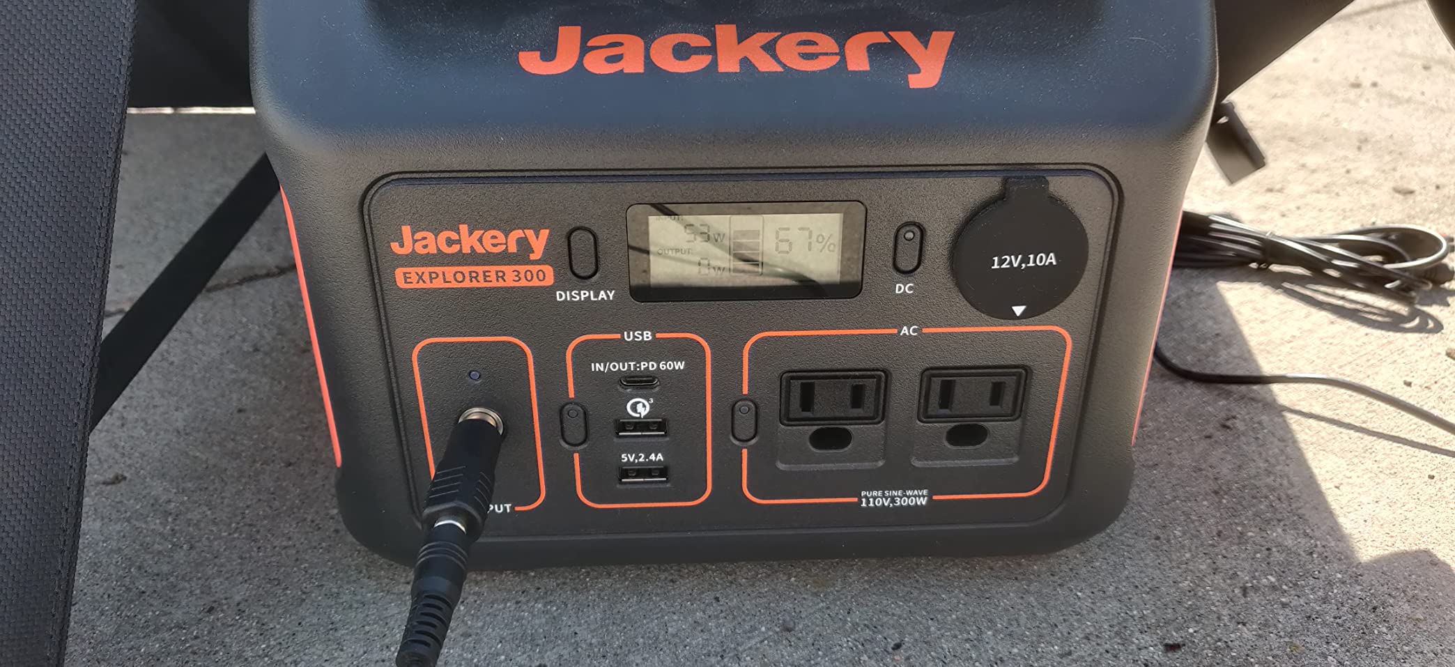 Powkey 40W Portable Solar Panel for 100W~200W Portable Power Station customer photo 1