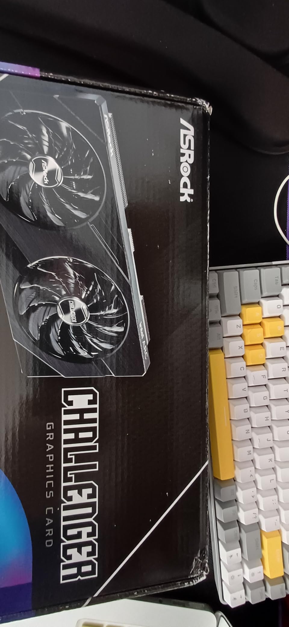 ASRock Intel Arc A580 Challenger 8GB OC Graphics Card, Intel Xe HPG Architecture, 8GB GDDR6, PCIe 4.0, Dual Fans, 0dB Silent Cooling, DisplayPort 2.0 customer photo 1