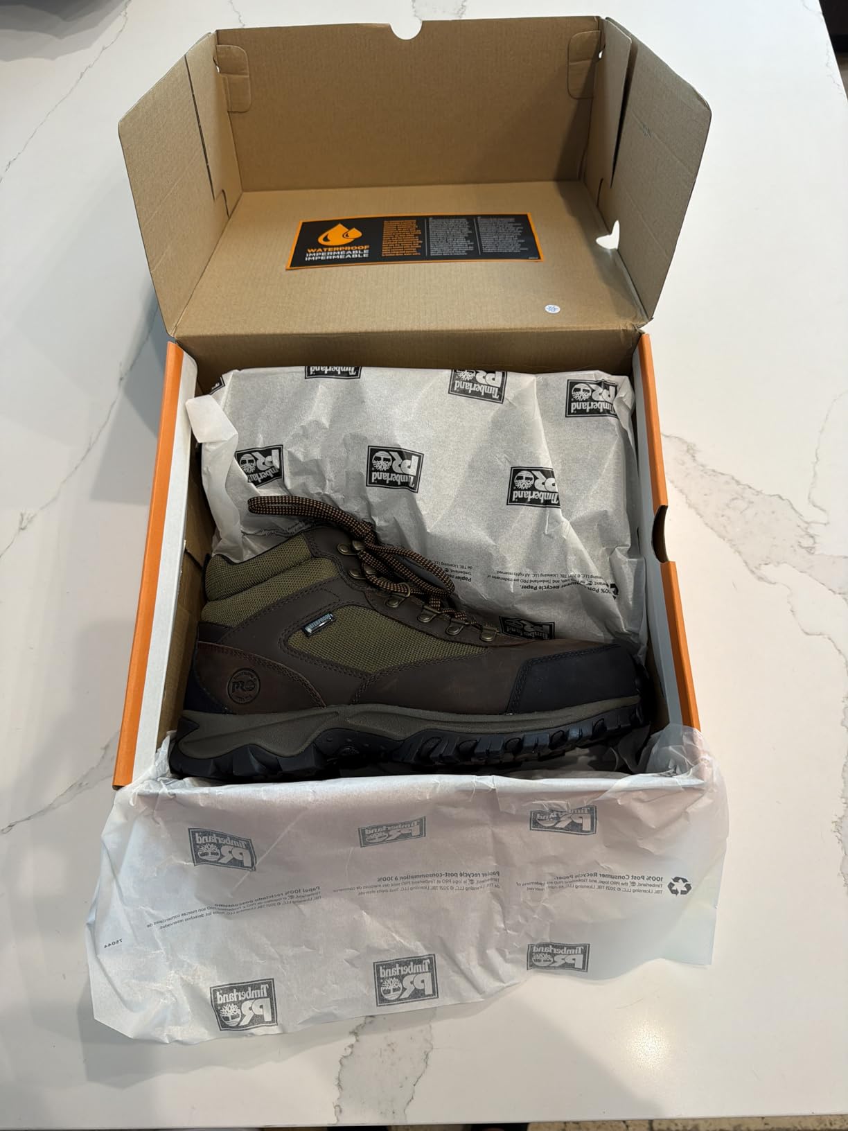 Timberland PRO Men's Keele Ridge Steel Safety Toe Waterproof Industrial Hiker Work Boot customer photo 2