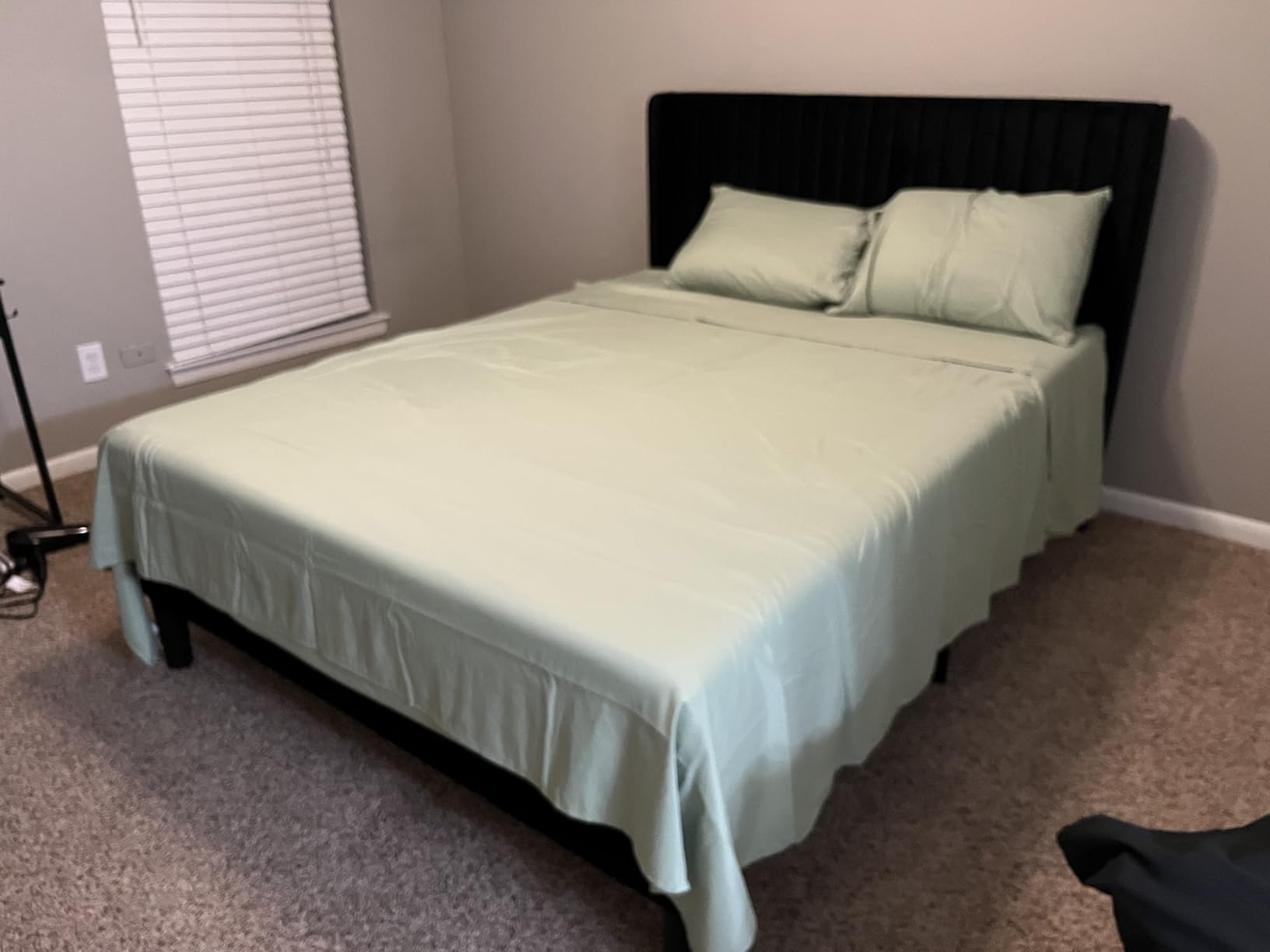 Zinus 12 Inch Full Green Tea Memory Foam Mattress, Medium Firm Feel customer photo 2