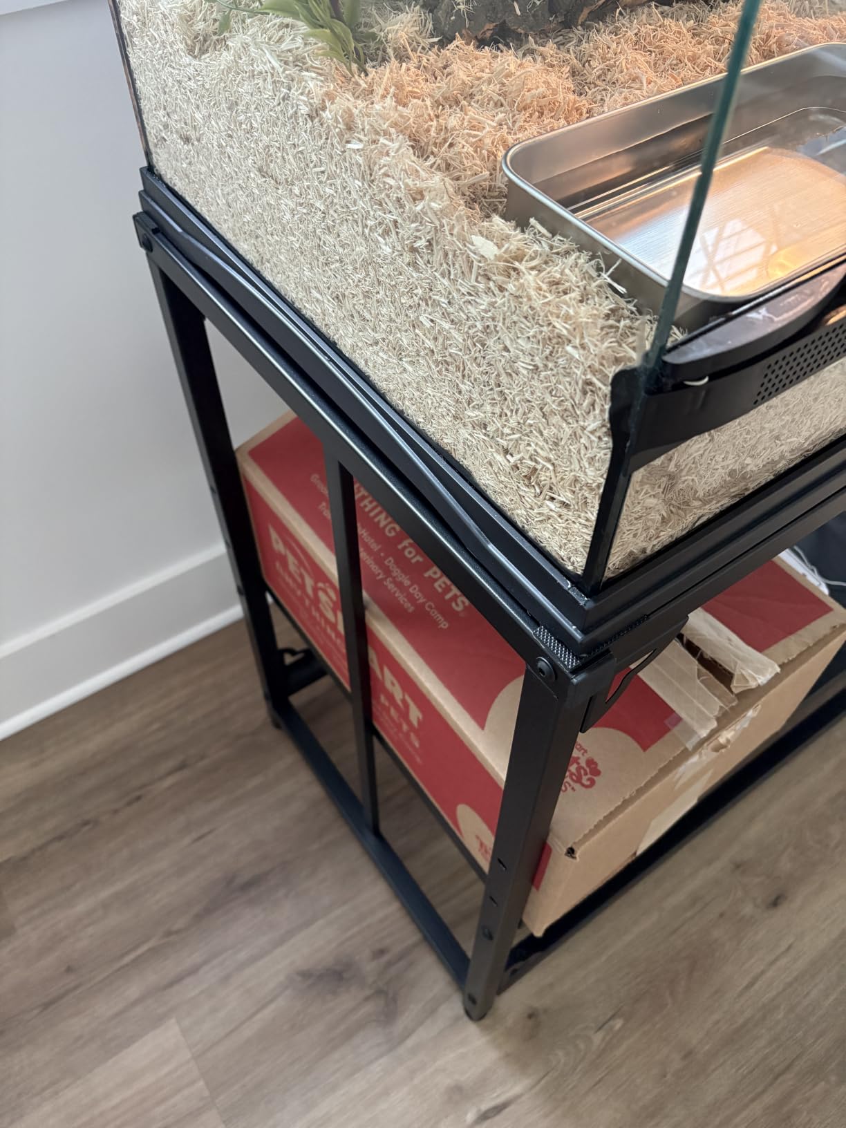 TOCRETOARE Fish Tank Stand 40 Gallon, Metal Aquarium Stand 36.5