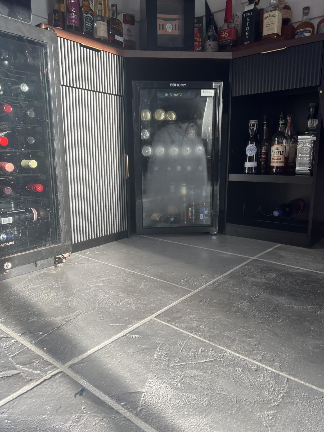 EUHOMY Double Door Mini Fridge With Freezer, Freestanding Mini Freezer customer photo 1