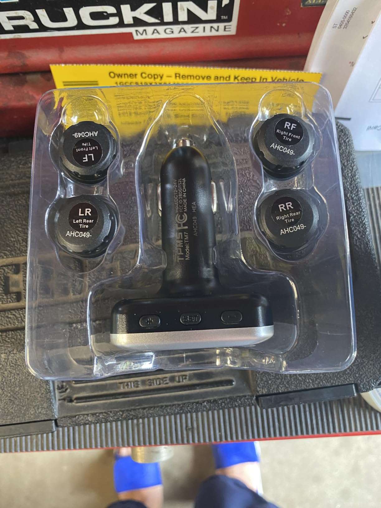 Tymate TM7 RV Tire Pressure Monitoring System, TPMS Set of 4 Sensors customer photo 2