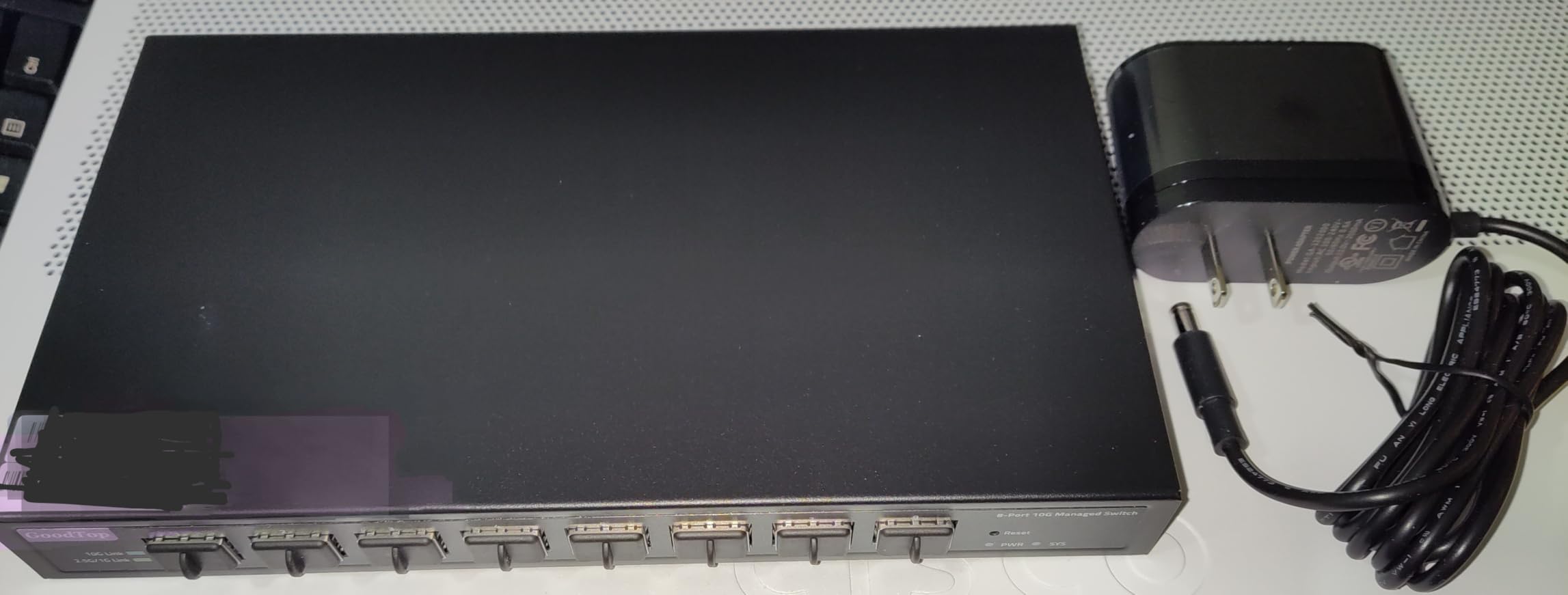 8 Port 10Gb SFP+ Smart Web Managed Network Switch for Home Lab customer photo 1