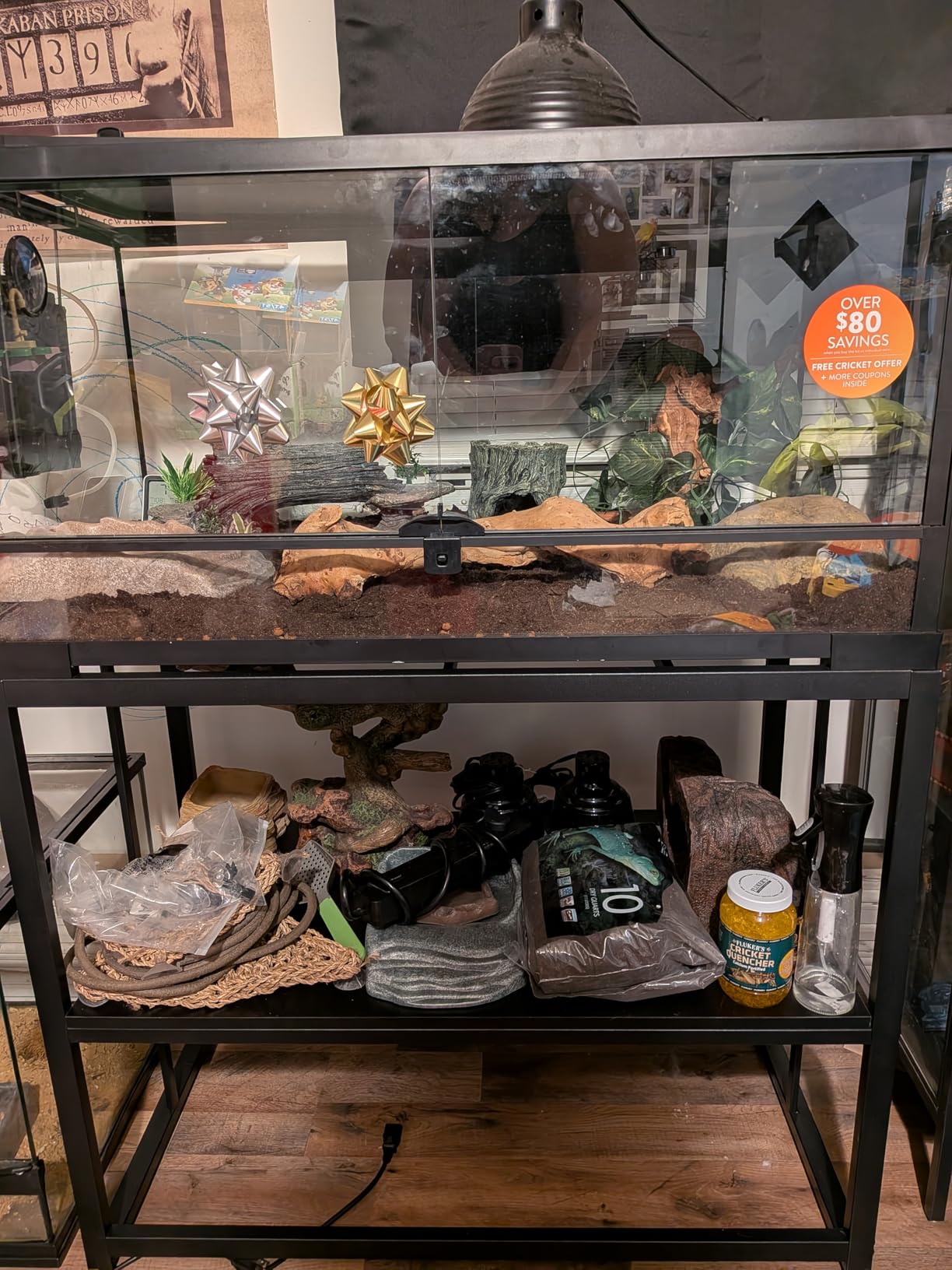 40 Gallon Metal Fish Tank Stand, Aquarium & Terrarium Stand for Home Office customer photo 1