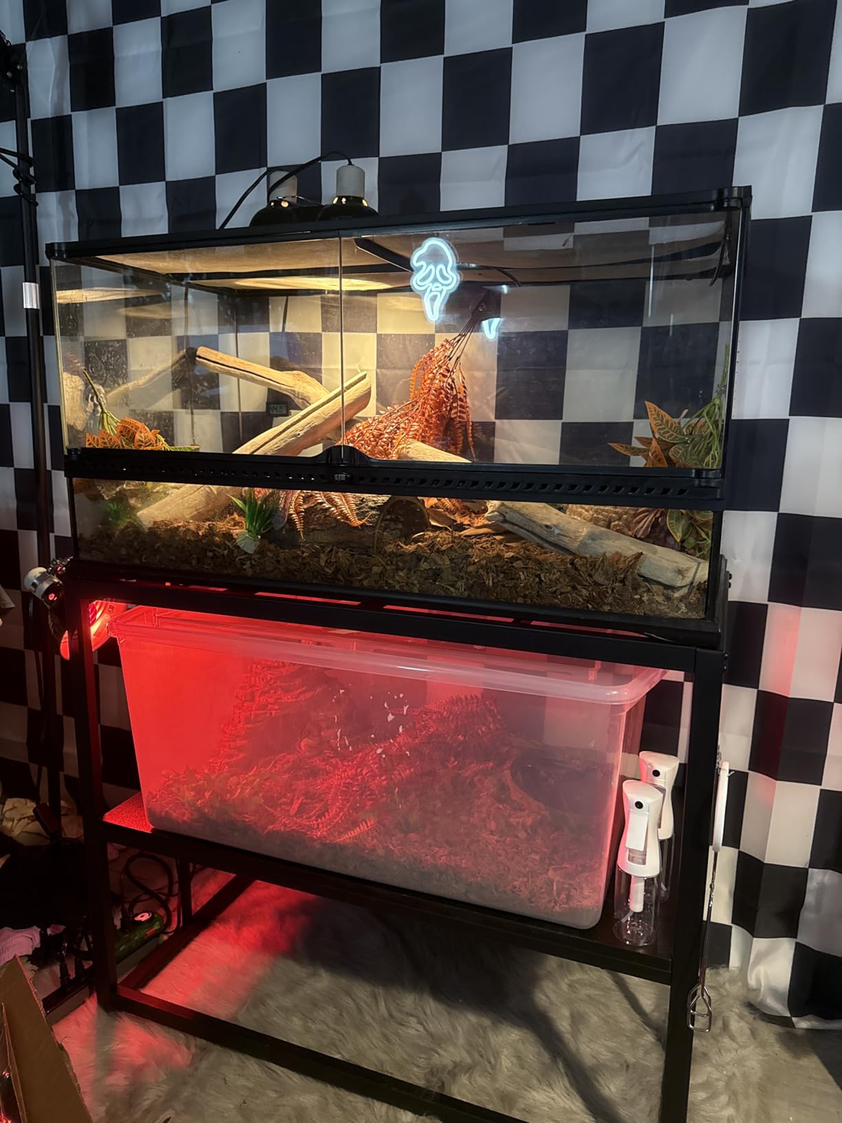 40 Gallon Metal Fish Tank Stand, Aquarium & Terrarium Stand for Home Office customer photo 2