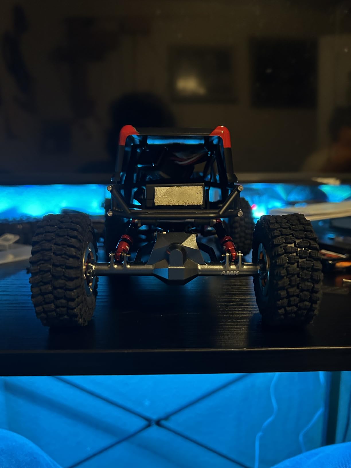 MEUS RACING MB24 SCX24 Body 5.2in 132MM Body Shell ABS+Nylon Carbon Fiber Chassis for 1/24 Axial SCX24 Bronco JLU B-17 C10-(Primary Color) customer photo 1