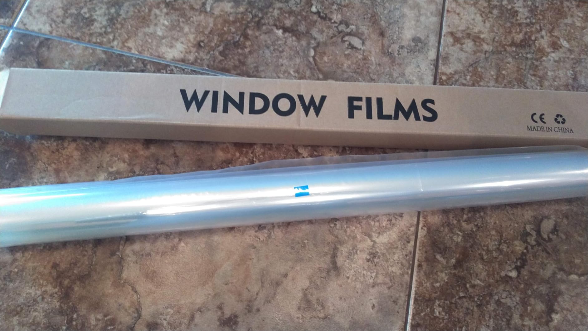 RockRose Security and Safety Clear Window Film - Anti-Shatter Tempered Glass Film for Home & Office Windows - Premium 4 Mil 99% UV Resistant Window Film for Enhanced Safety - (30 in X 10 Ft) customer photo 2