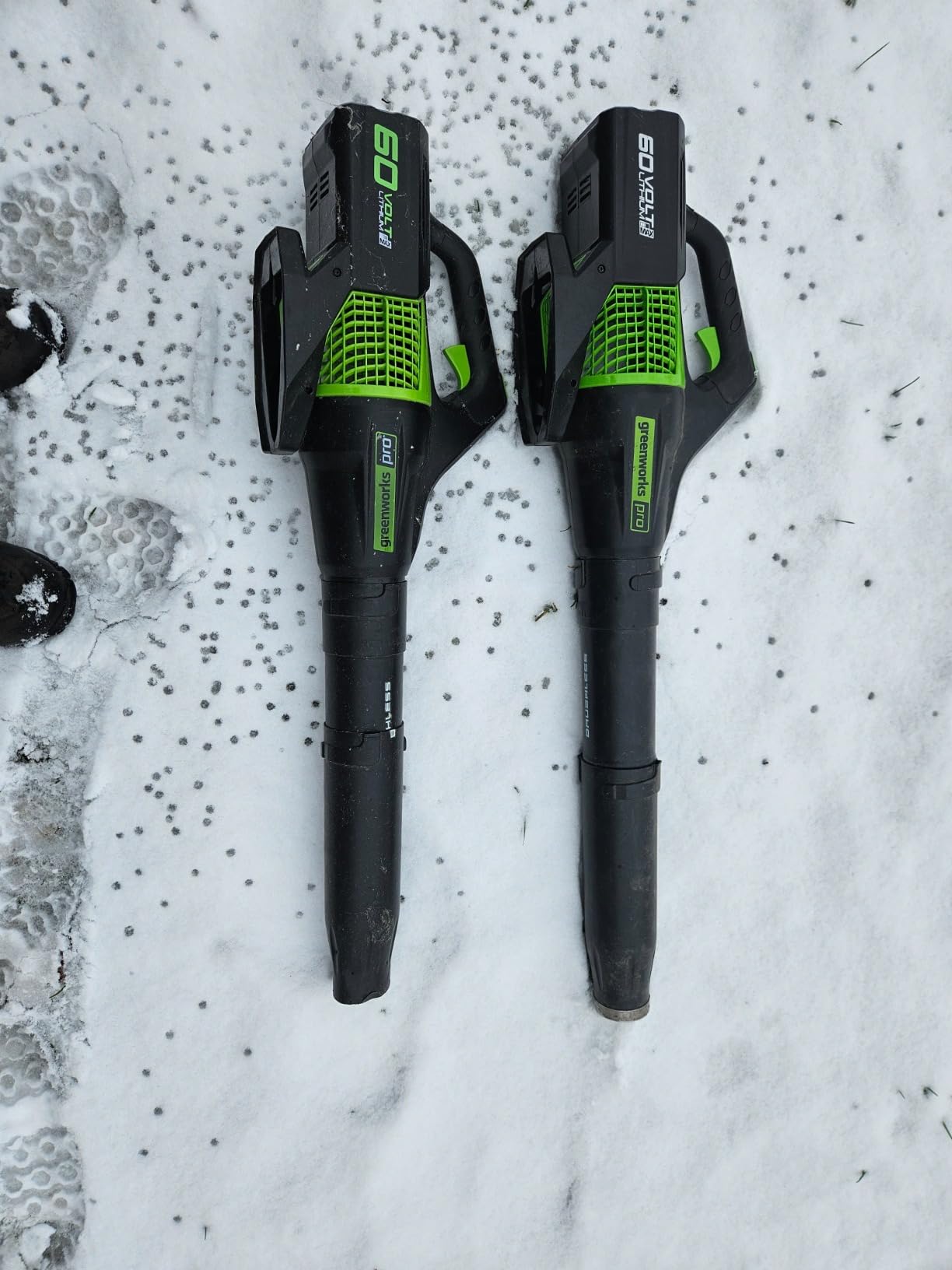 Greenworks 60V Electric Leaf Blower, 610 CFM, 2.5 Ah Battery and Charger customer photo 1