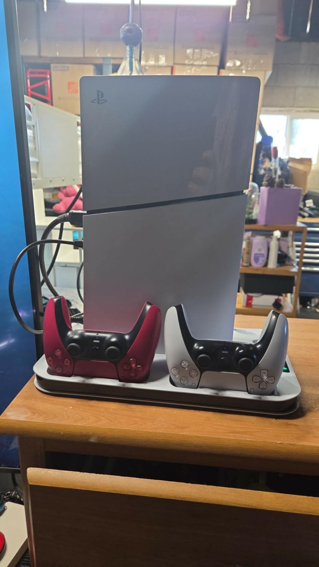 PS5/Slim/Pro Cooling Station with Controller Charging Station for Playstation 5 Slim&Standard&Pro Disc/Digital Console, PS5 Pro Stand Cooler Accessories Incl Cooling Fan/3 USB Hubs customer photo 2