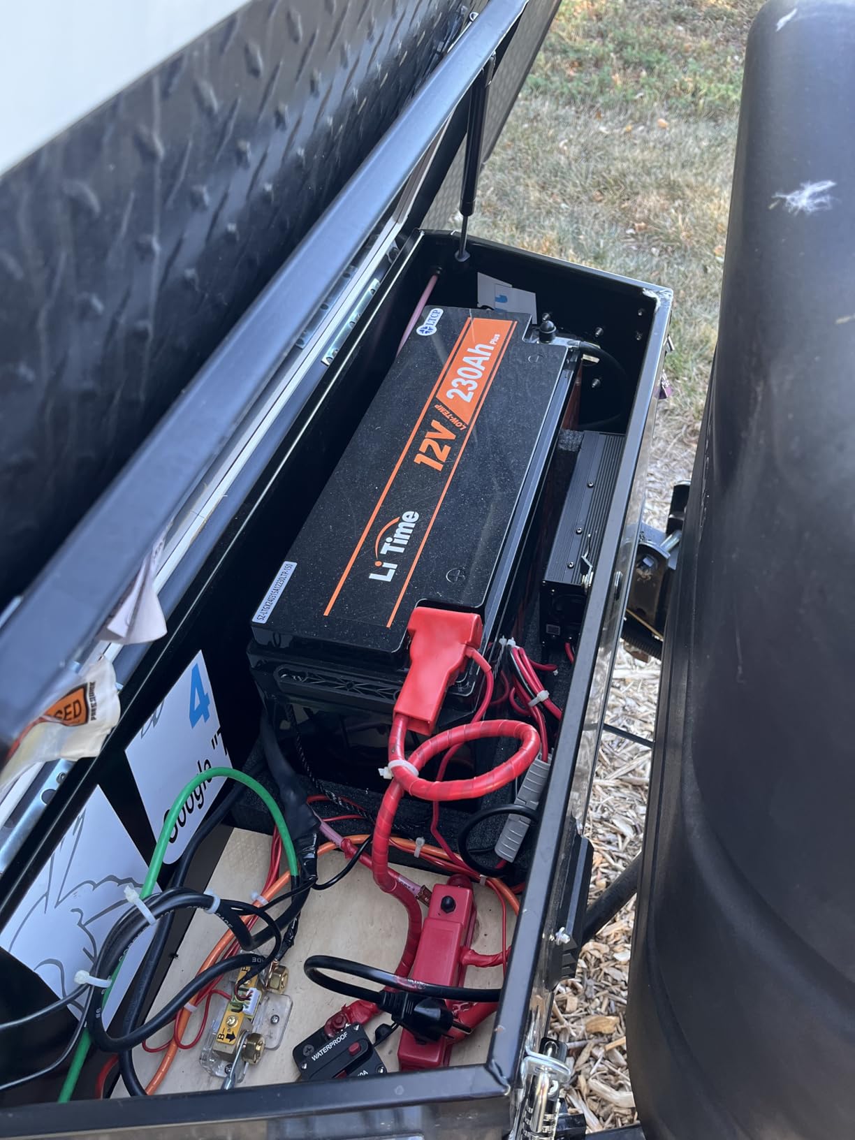 Litime 12V 100Ah LiFePO4 Battery, Group 24 Lithium Batteries for RV, Camper customer photo 1