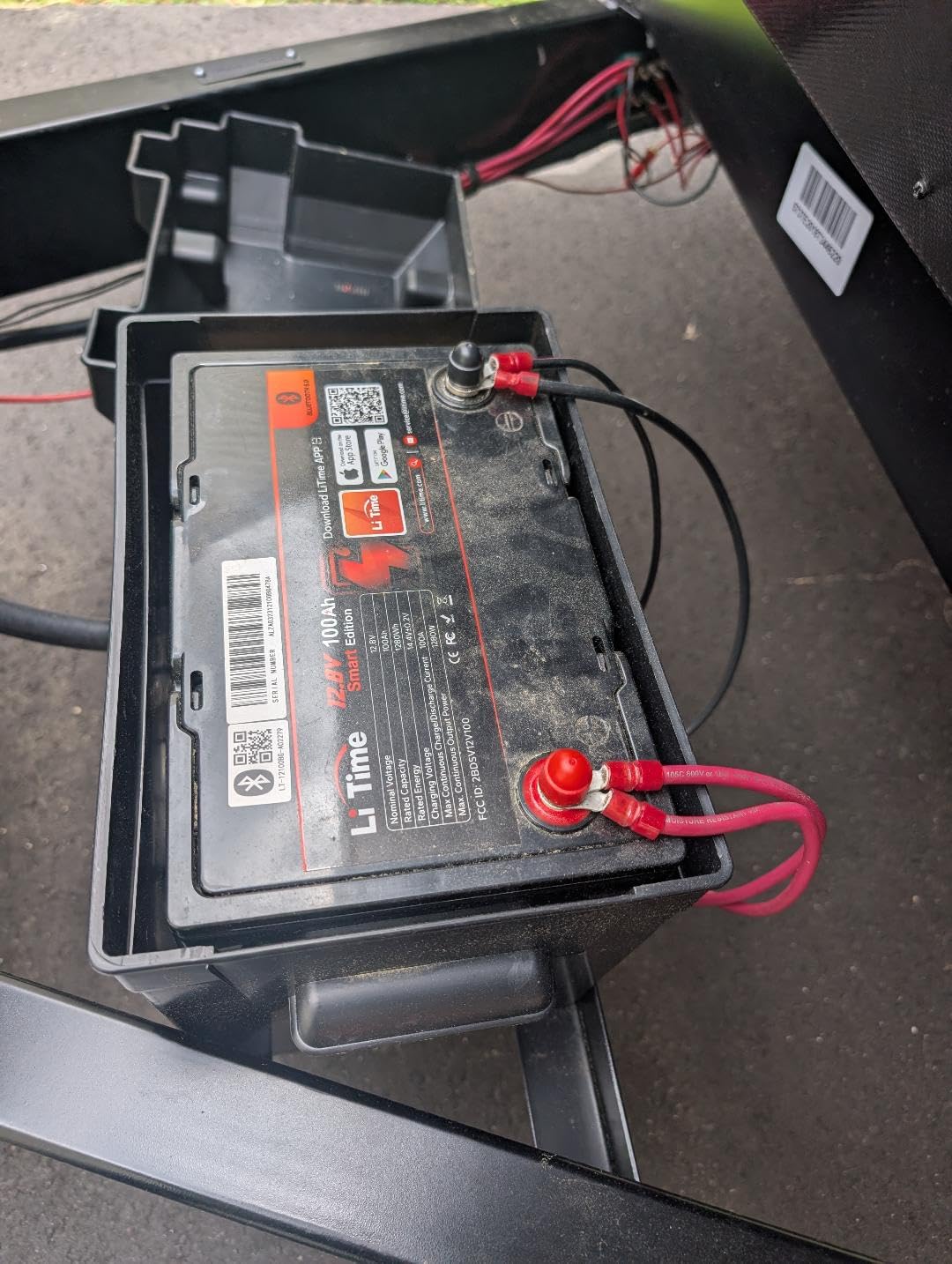 Litime 12V 100Ah LiFePO4 Battery, Group 24 Lithium Batteries for RV, Camper customer photo 2