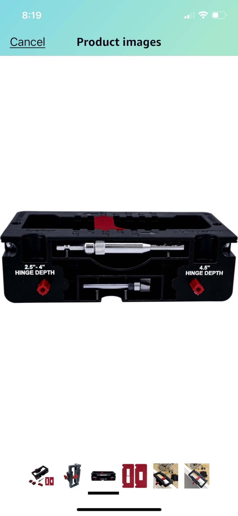 Milescraft 1226 Hinge Jig - Self Clamping Door Hinge Jig, Door Hinge Mortiser. Hinge Templates Rout Mortises from 2.5