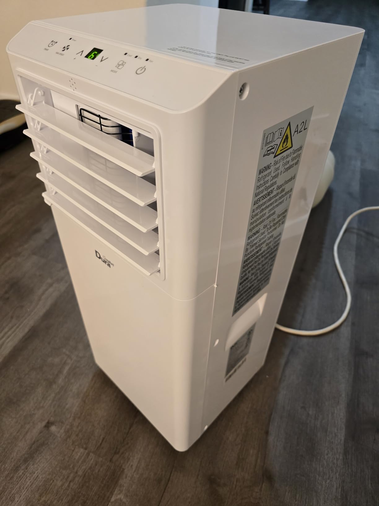 DuraComfort 8,500 BTU Portable Air Conditioner for 250 Sq. Ft. | 3-in-1 cooling, fan and dehumidifying modes with remote and window kit customer photo 1