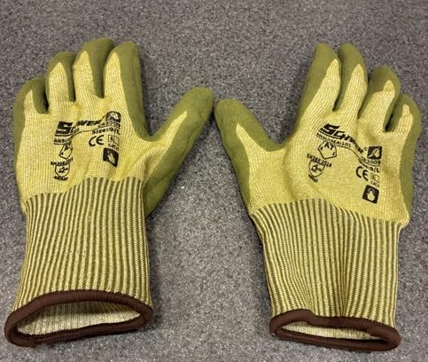 Schwer 2 Pairs A7 Cut Resistant Work Gloves, Touchscreen, CR3027, L customer photo 1