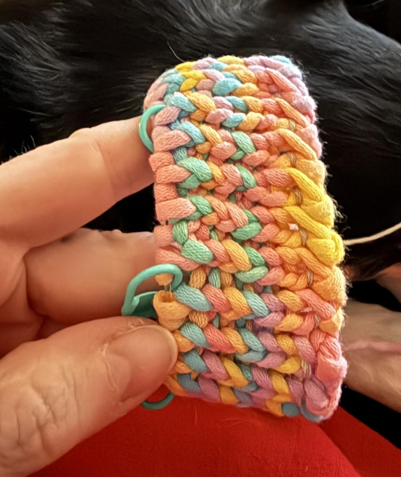 3.5Oz Beginner-Friendly Yarn for Crocheting and Knitting;Worsted-Weight Medium #4;Cotton Blend Yarn for Beginners with Easy-to-See Stitches,Great for Amigurumi DIY (White,1 Skein) customer photo 2