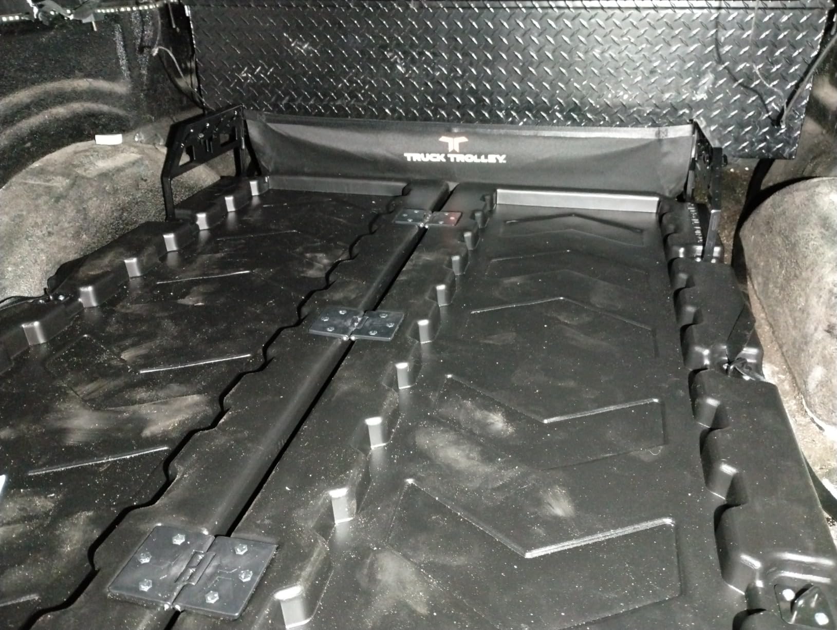 Truck Trolley Lightweight Truckbed Trolley System fits Any Full Size Pickup with D-Loops | 300 lbs Weight Rating | Easy Installation | Collapsible customer photo 2