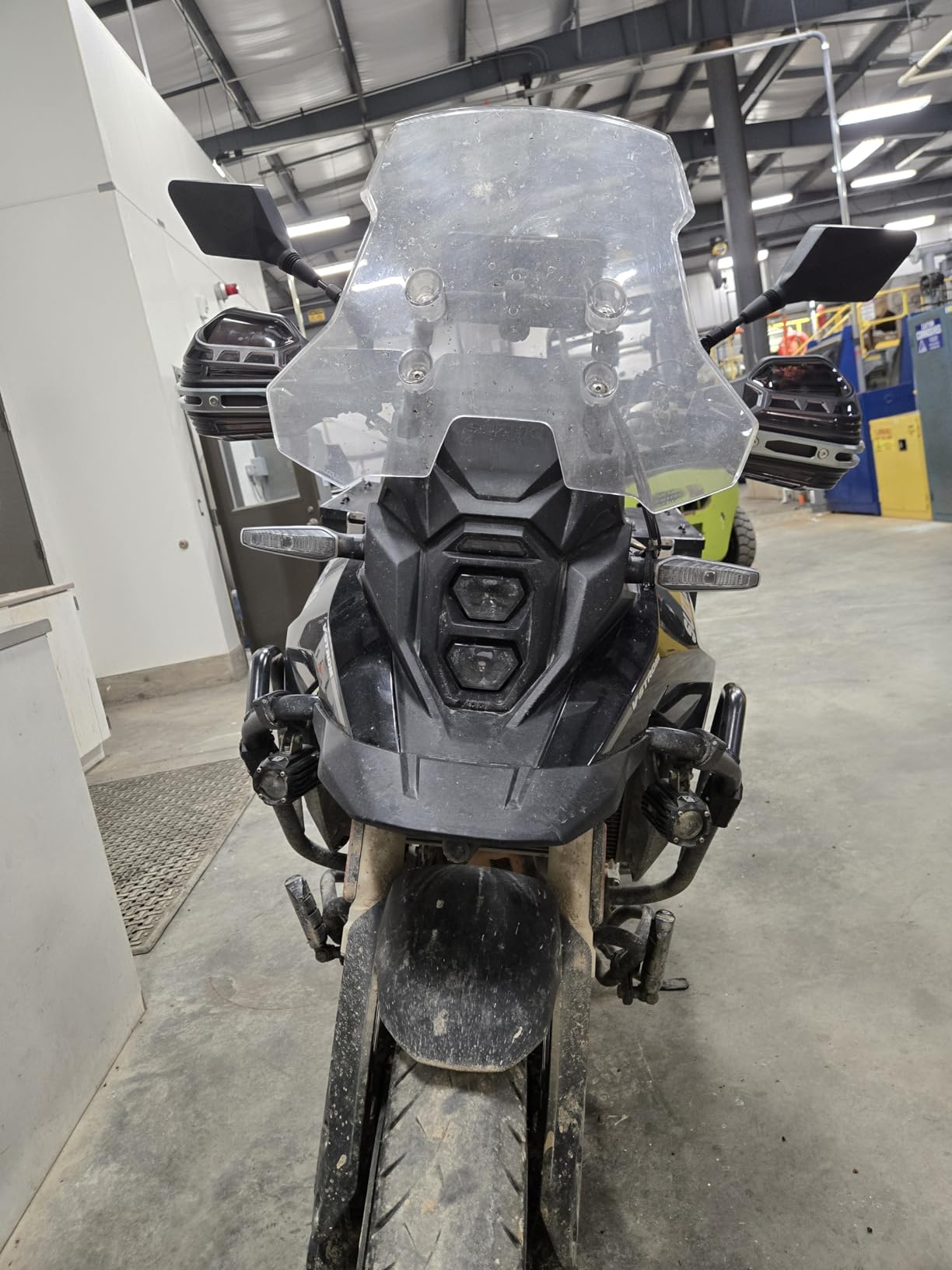 BRCOVAN Motorcycle Hand Guards with Thickened Aluminum Alloy Frame | High Strength Composite Shield, Brake & Clutch Friendly, Come with Mounting Accessories, Fit for 7/8