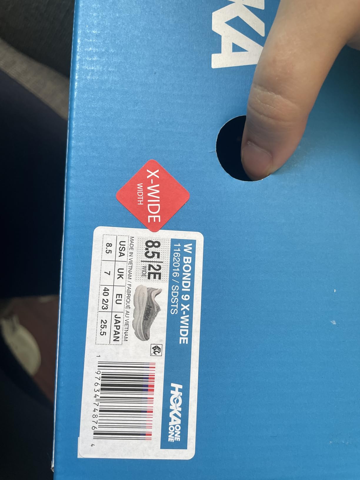Hoka Womens Bondi 9 customer photo 1