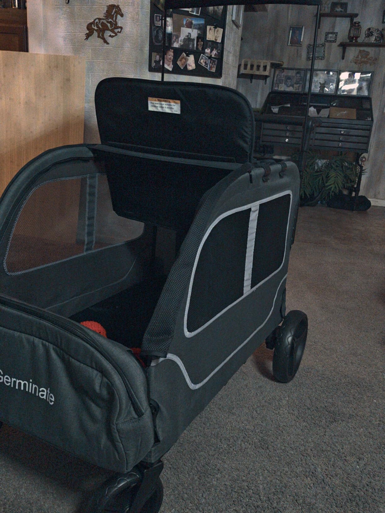 4 Seater Wagon Stroller, Triple Stroller for 2 3 Kids Toddler customer photo 2