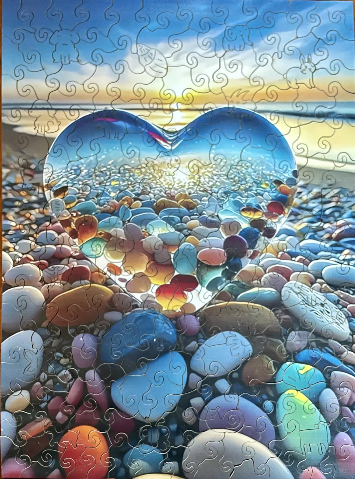 Wooden Puzzle for Adults, Wooden Jigsaw Puzzles for Adults, Unique Wood Animal Shaped Puzzles Adult with Exquisite Wooden Box (11.2 x 14.9in, 191pcs) customer photo 2