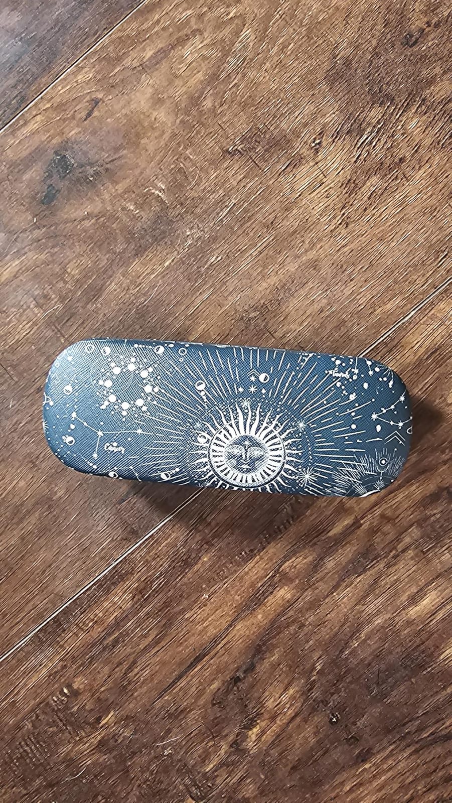 Hard Shell Eyeglasses Case, PU Leather Protective Glasses Case, Cute Eyeglass Case for Women Men Girls customer photo 1