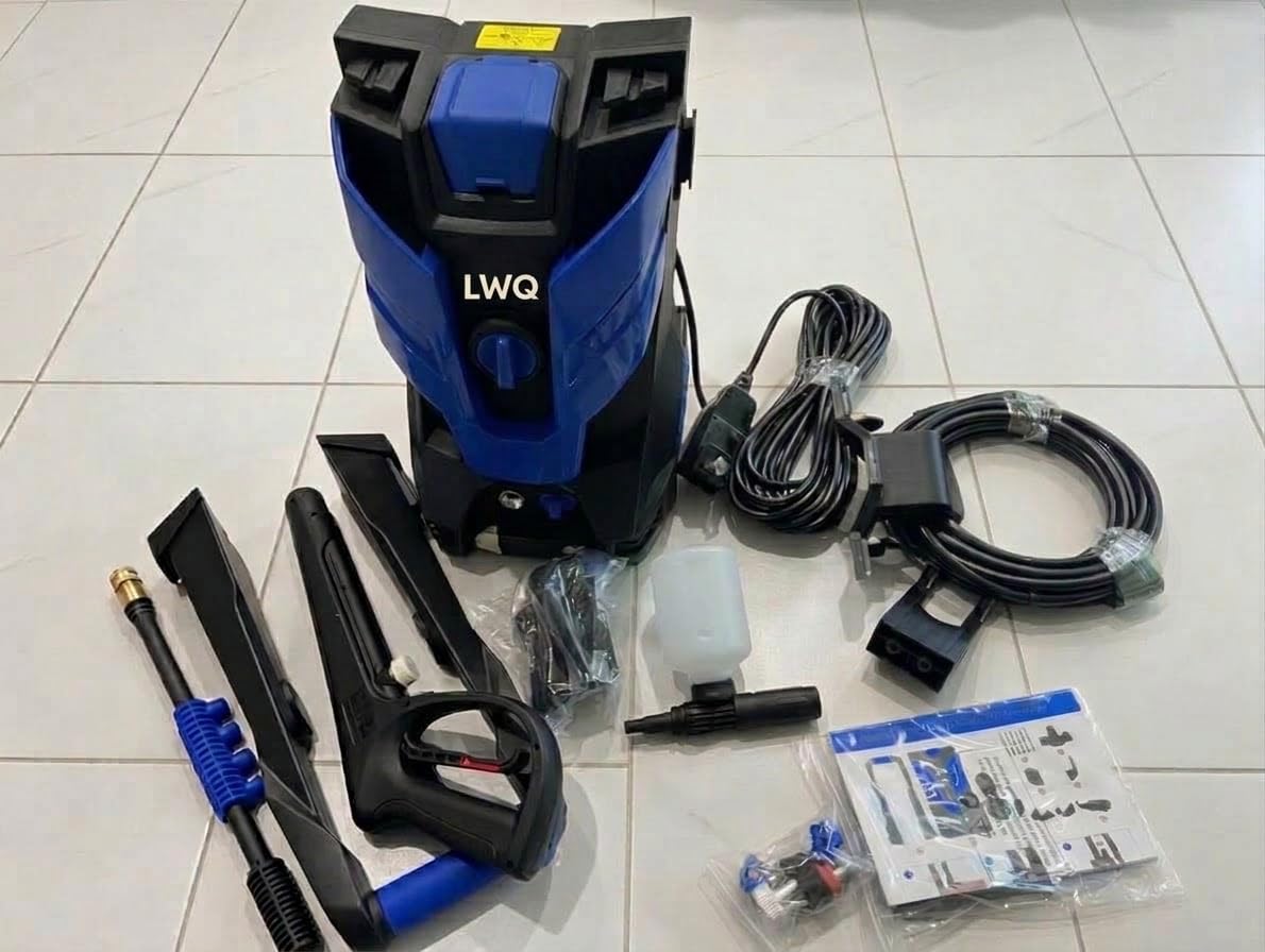 Pressure Washer, Power Washer with 4 Quick Connect Nozzles, High Pressure Cleaning Machine with Foam Cannon for Cars/Fences/Driveways/Patios/Home Cleaning customer photo 1