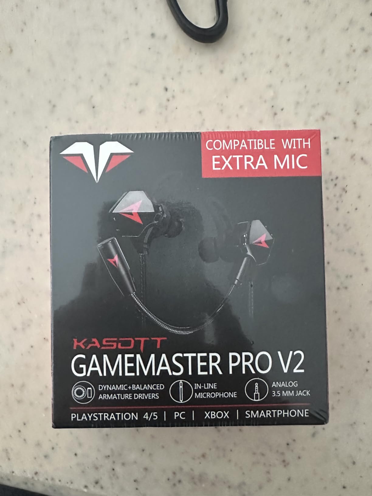 KASOTT Battle Buds Pro in-Ear Gaming Headset with Dual Microphone, Mute and Volume Control, Wired Earphones for Mobile Gaming, Nintendo Switch, Xbox One, PS, PC (Black) customer photo 2