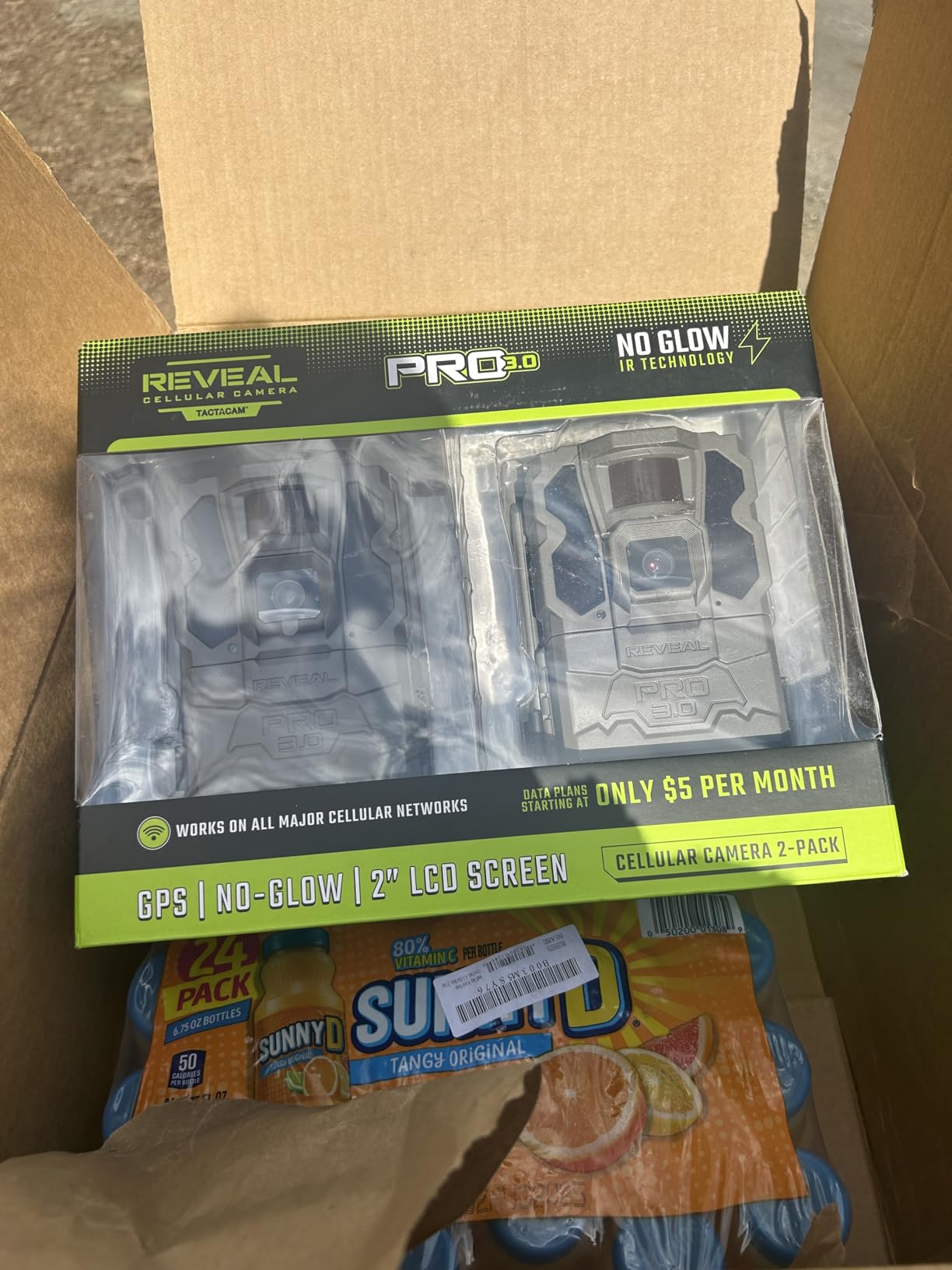 TACTACAM Reveal Pro 3.0 Cellular Trail Camera - Multi-Cellular Network, GPS, 2
