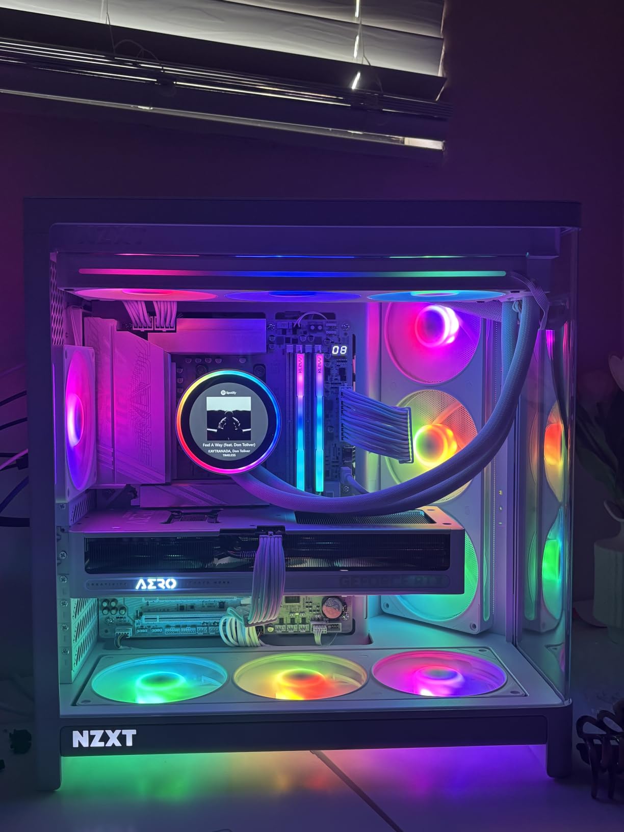 NZXT Kraken Elite 360 RGB - 360mm AIO CPU Cooler, LCD - White customer photo 1