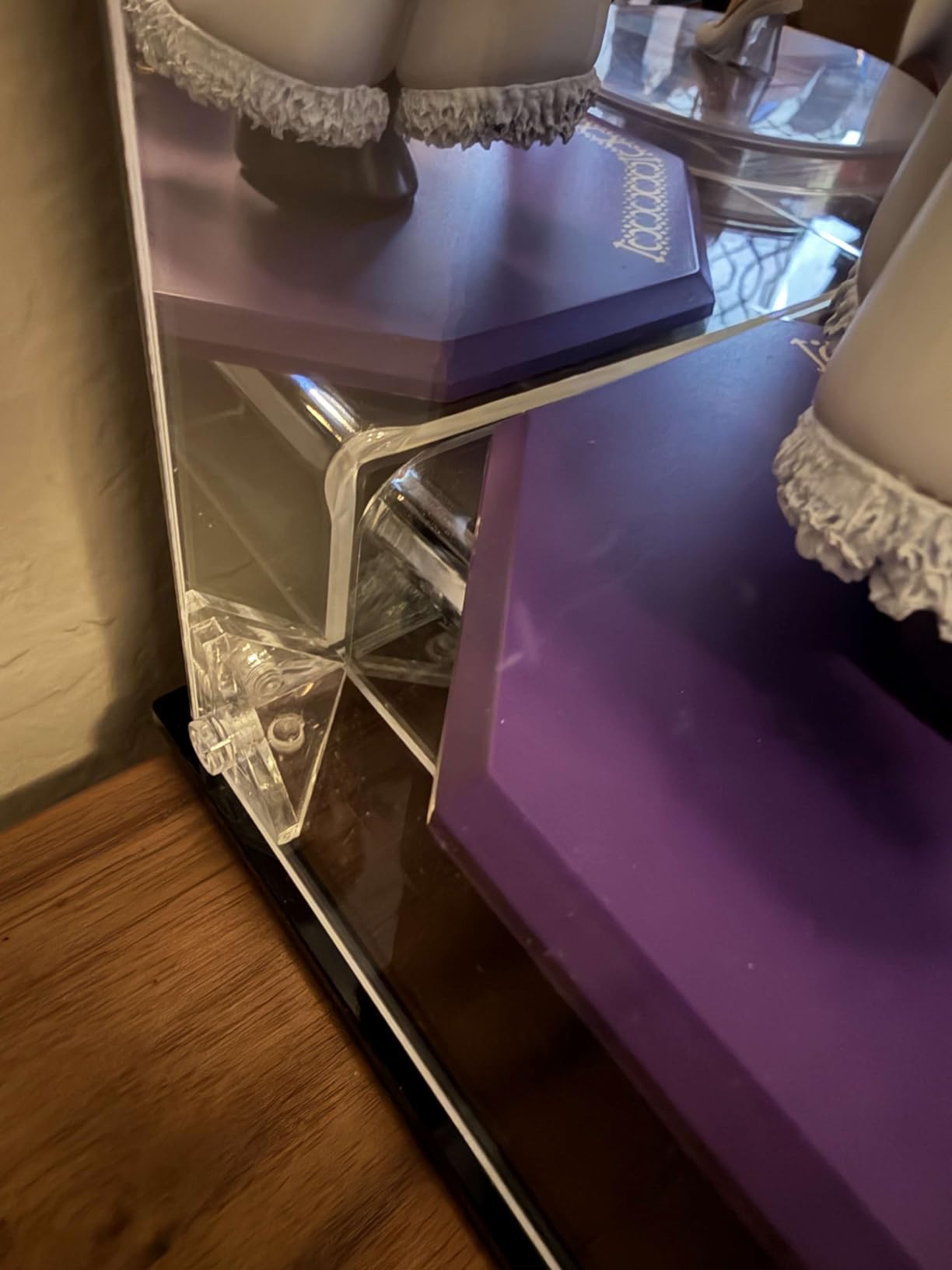 Acrylic Display Case Clear Action Figure Display Case with Mirrored Back, Dustproof Storage Display Box Alternative Glass Case for Collectibles Figures Models Doll Toys (12x12x15.7 inch, 30x30x40cm) customer photo 1