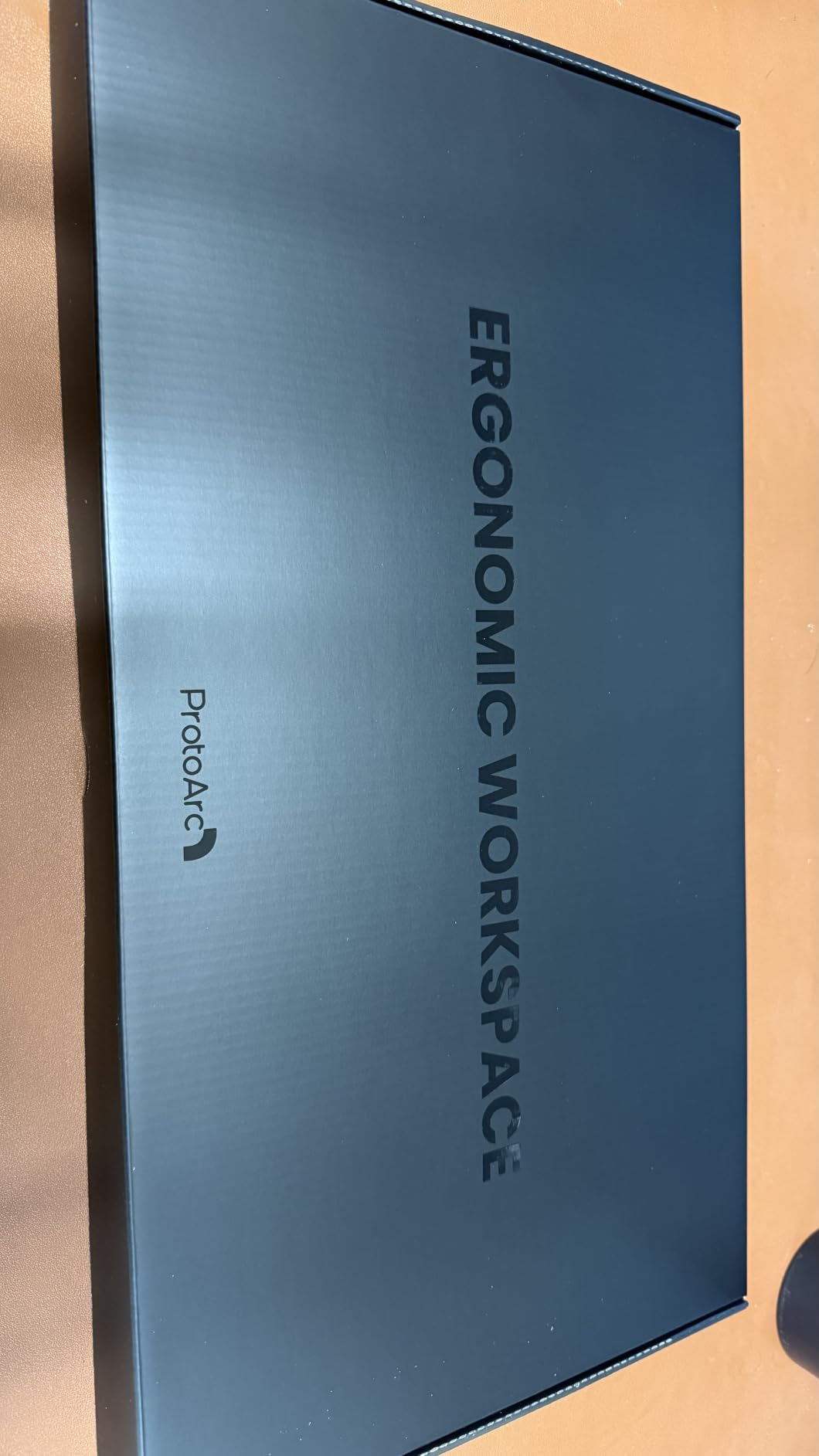 ProtoArc EK01 Plus Backlit Bluetooth Ergonomic Keyboard, Full Size, Red - Adjustable brightness, split design, cushioned wrist rest, connect 3 devices via Bluetooth/2.4G, 2000mAh USB-C rechargeable customer photo 2