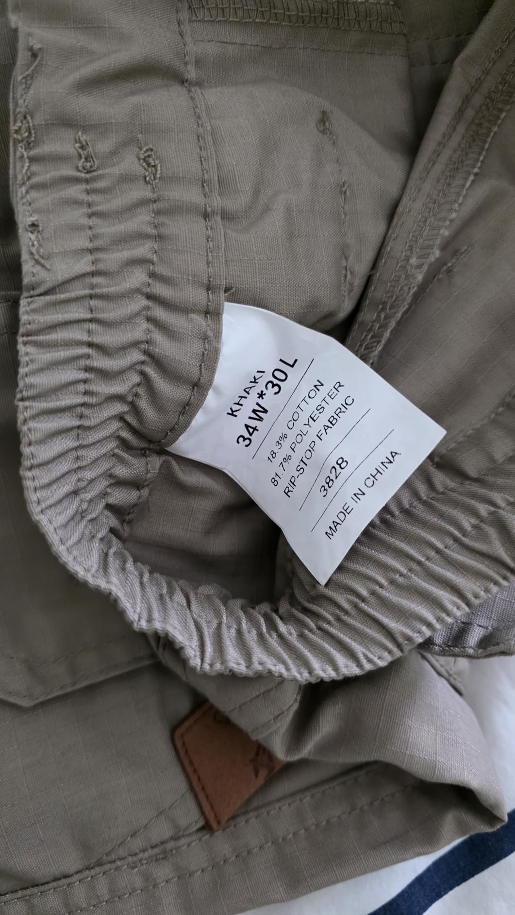Men's Ripstop Tactical Pants Stretch Cargo Work Hiking Pants customer photo 2