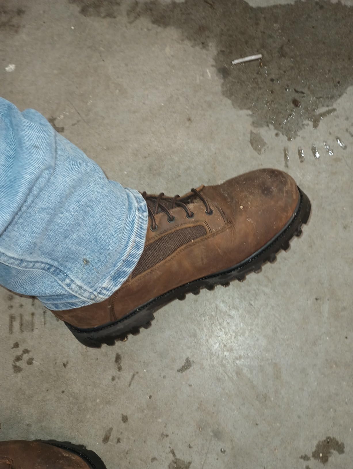 HUNTRITE Men's Insulated Waterproof Hunting Boots Non-Slip Shoes, 1200-gram, Brown customer photo 1