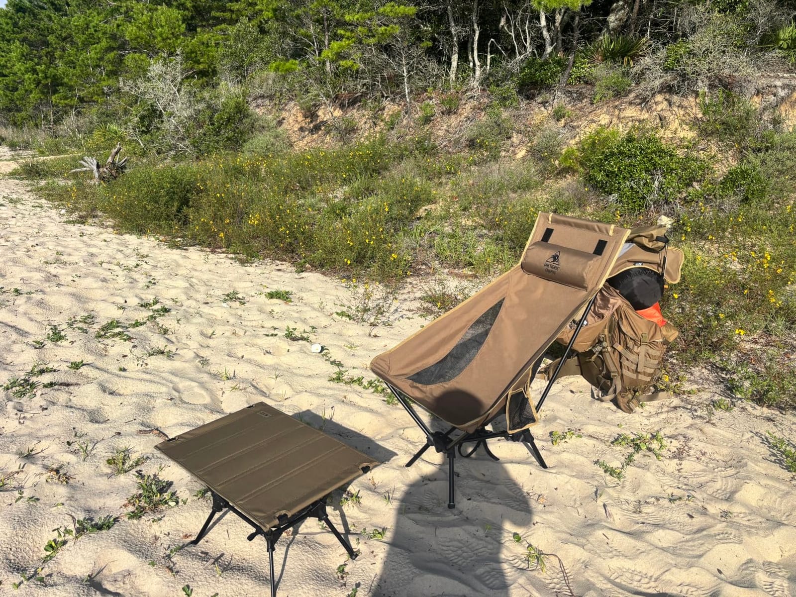 ONETIGRIS Tigerblade High Back Camping Chair with Pillow Design, Comfortable Widened Seat Folding Chair customer photo 1