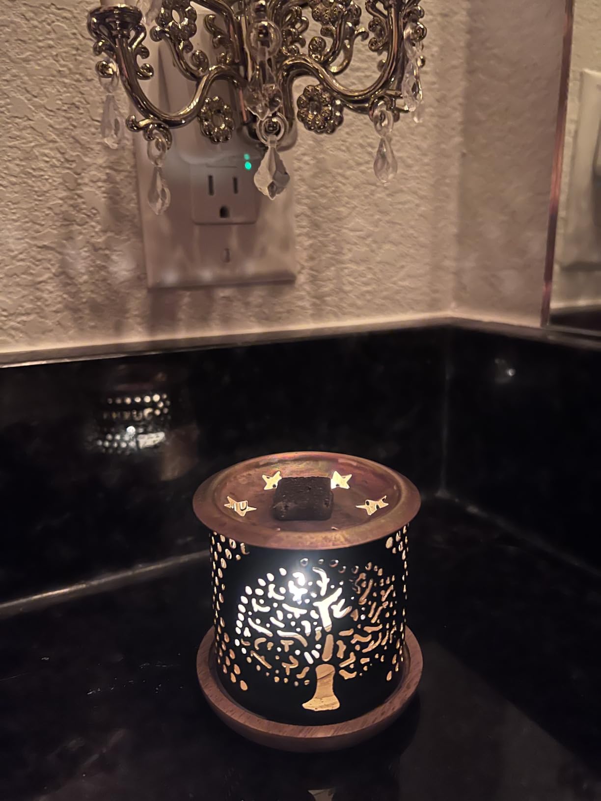 Dukhni Sandal Bakhoor Burner Set | Arabic Incense Gift Set | Islamic Gifts | 2 x 9 pcs bakhoor burner Kit with Agarwood incense | sandalwood Aroma creating long-lasting home fragrance for Home, Prayer customer photo 1