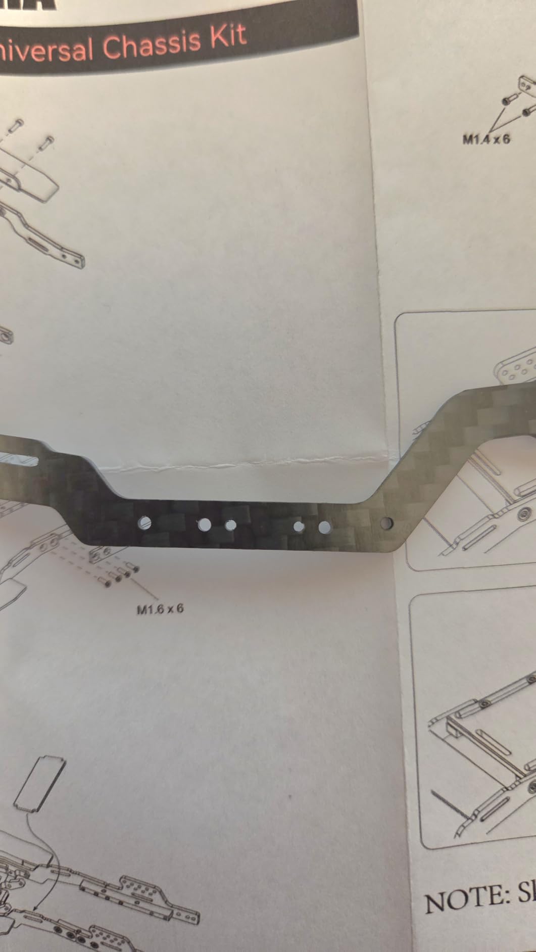 INJORA Carbon Fiber Universal LCG Chassis Kit for Axial SCX24 Upgrade customer photo 1