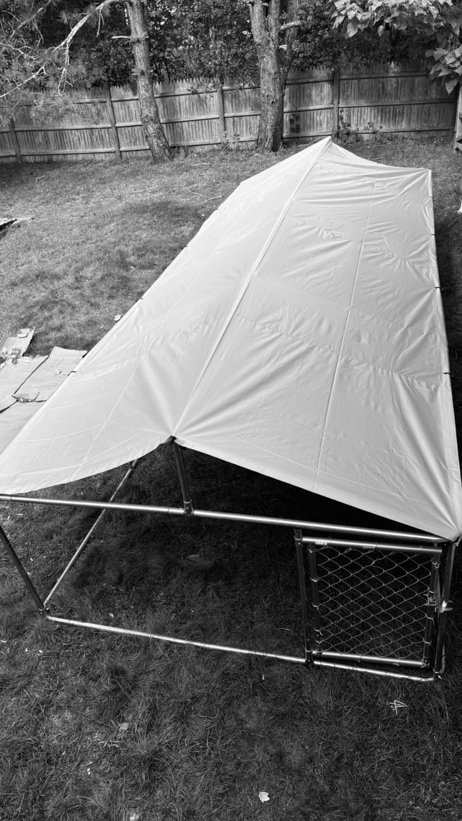 PawHut Outdoor Dog Kennel for Large Breeds 20' x 7.5' x 6.5' customer photo 1
