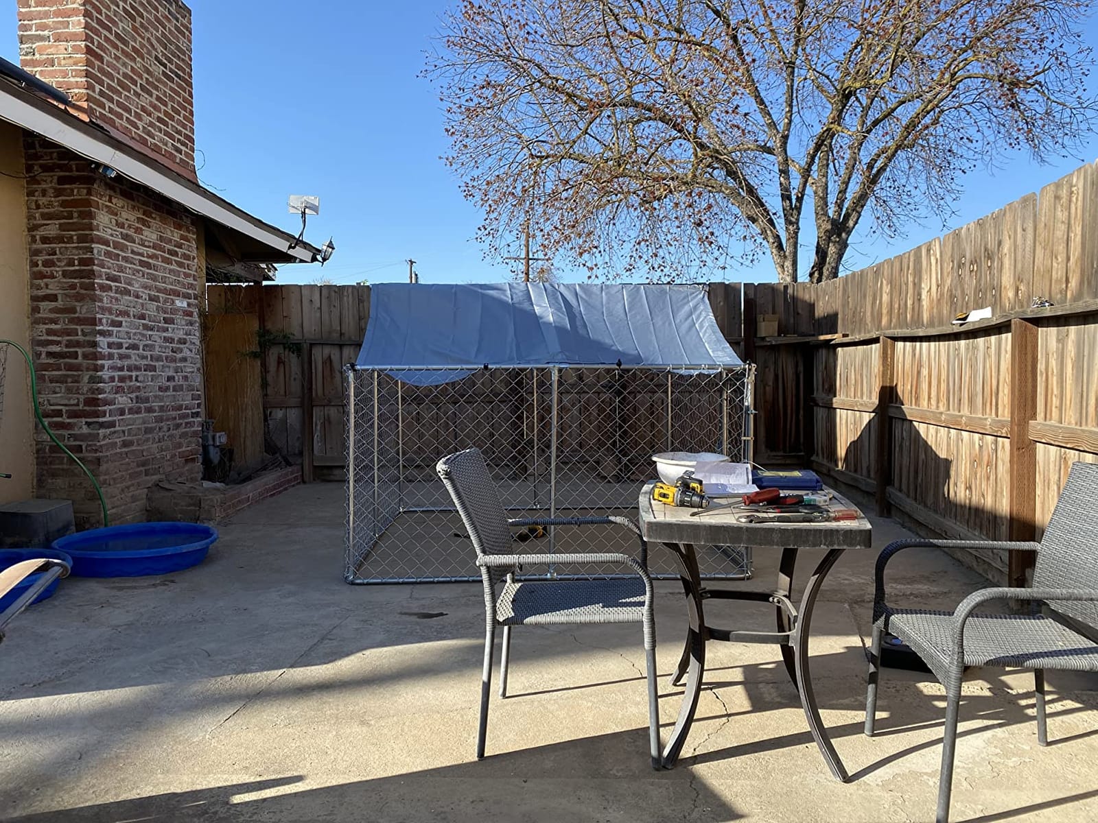 PawHut Outdoor Dog Kennel for Large Breeds 20' x 7.5' x 6.5' customer photo 2
