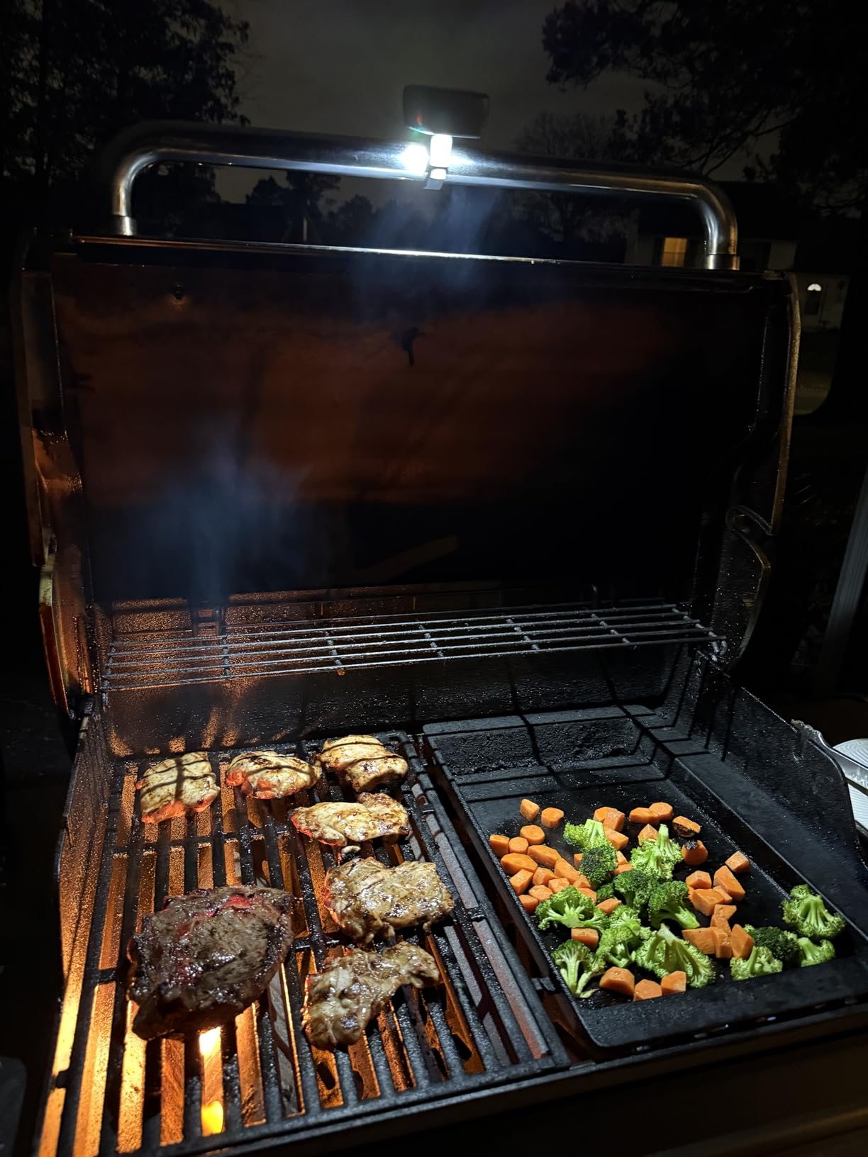 Grill Light Designed for Blackstone Griddle & Weber Grill, Automatic On/Off BBQ Light, Blackstone Griddle Accessories, LED BBQ Grilling Accessories for Outdoor Grill, Gifts for Men Dad Husband customer photo 1