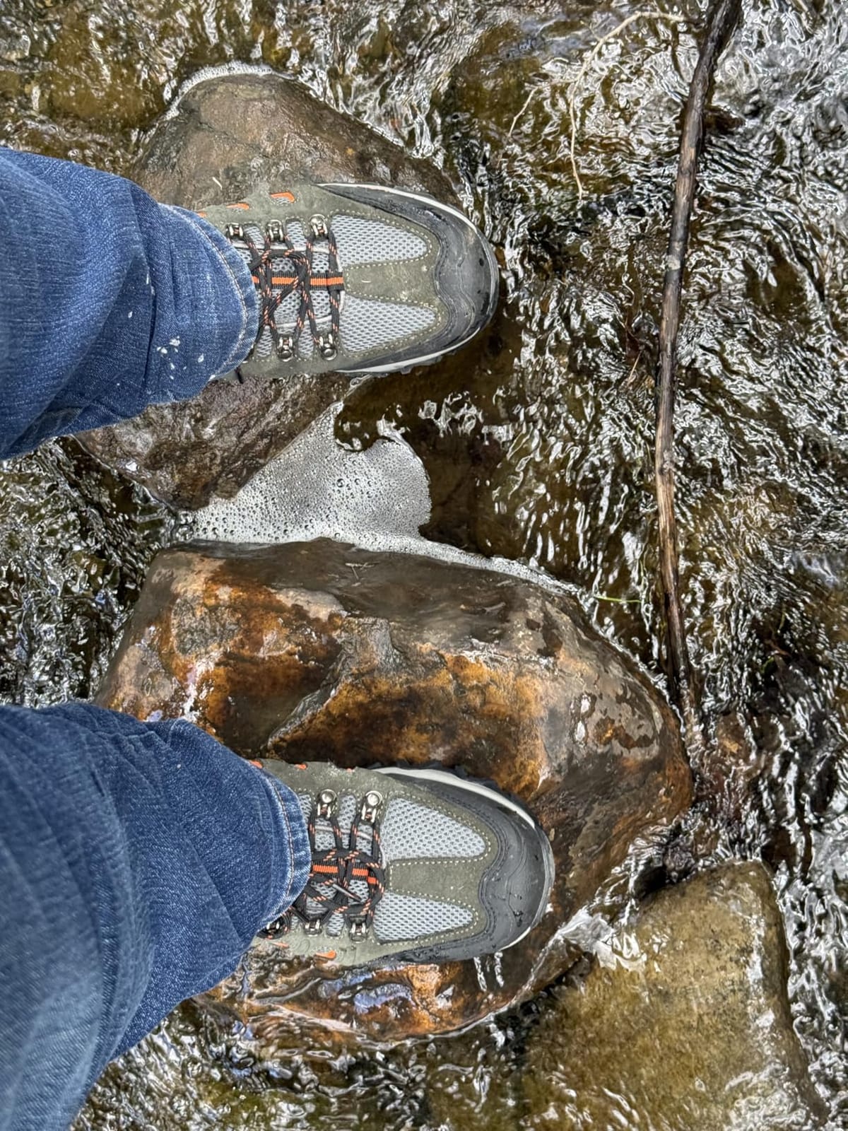 NORTIV 8 Men's Waterproof Hiking Shoes Leather customer photo 2