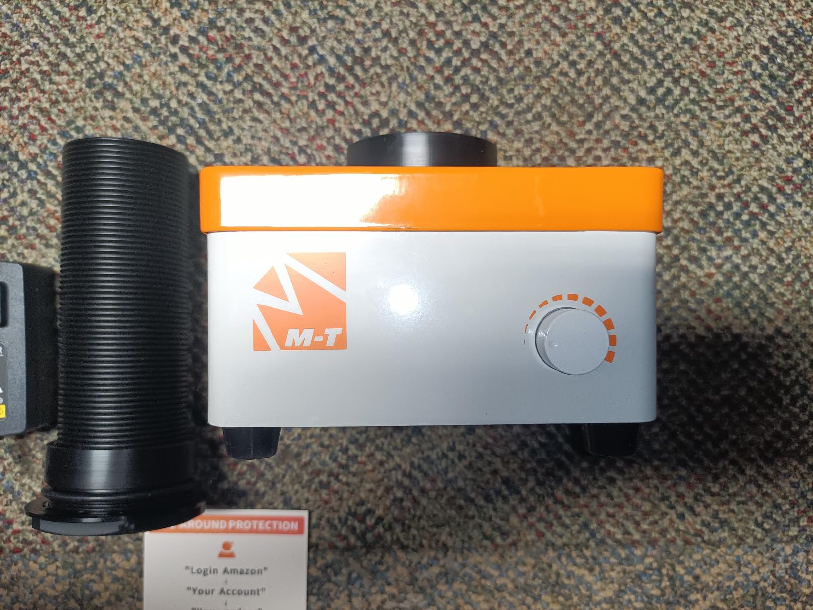 M-T Solder Fume Extractor, 80W 168m³/h Strong Suction Smoke Absorber with Carbon or HEPA Filter, 3-speed Adjustment for Soldering, Welding, 3D Printing customer photo 1