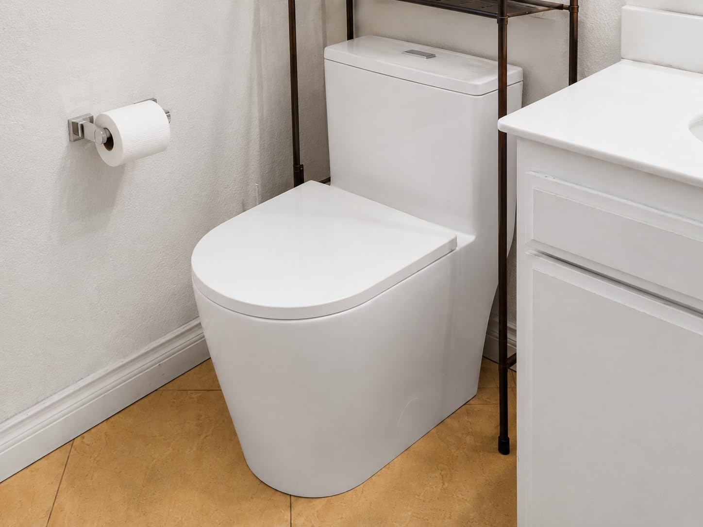 Casta Diva Elongated One Piece Toilet with 17